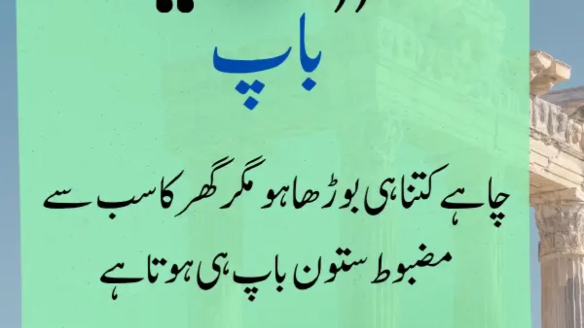 25+ Emotional Father Quotes in Urdu You Can’t Ignore