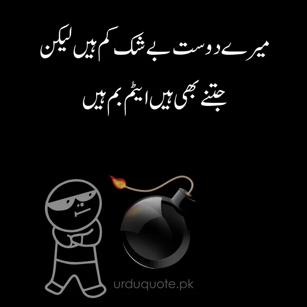 Funny Friendship Poetry in Urdu