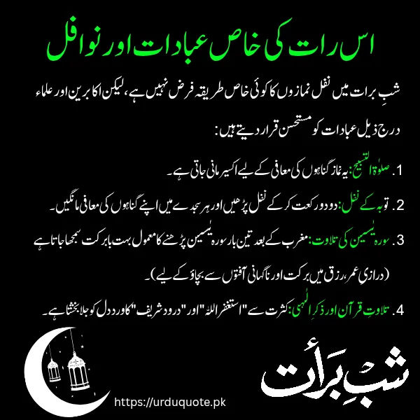 Shab e Barat Nawafil