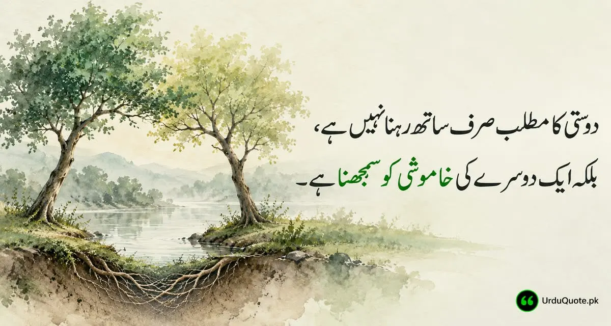 You are currently viewing Best Friend Quotes in Urdu: Heartfelt Words for True Bonds