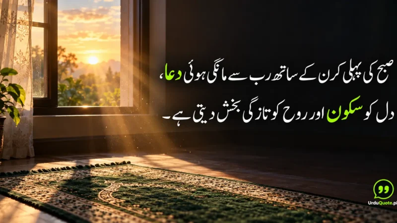 Dua Quotes in Urdu