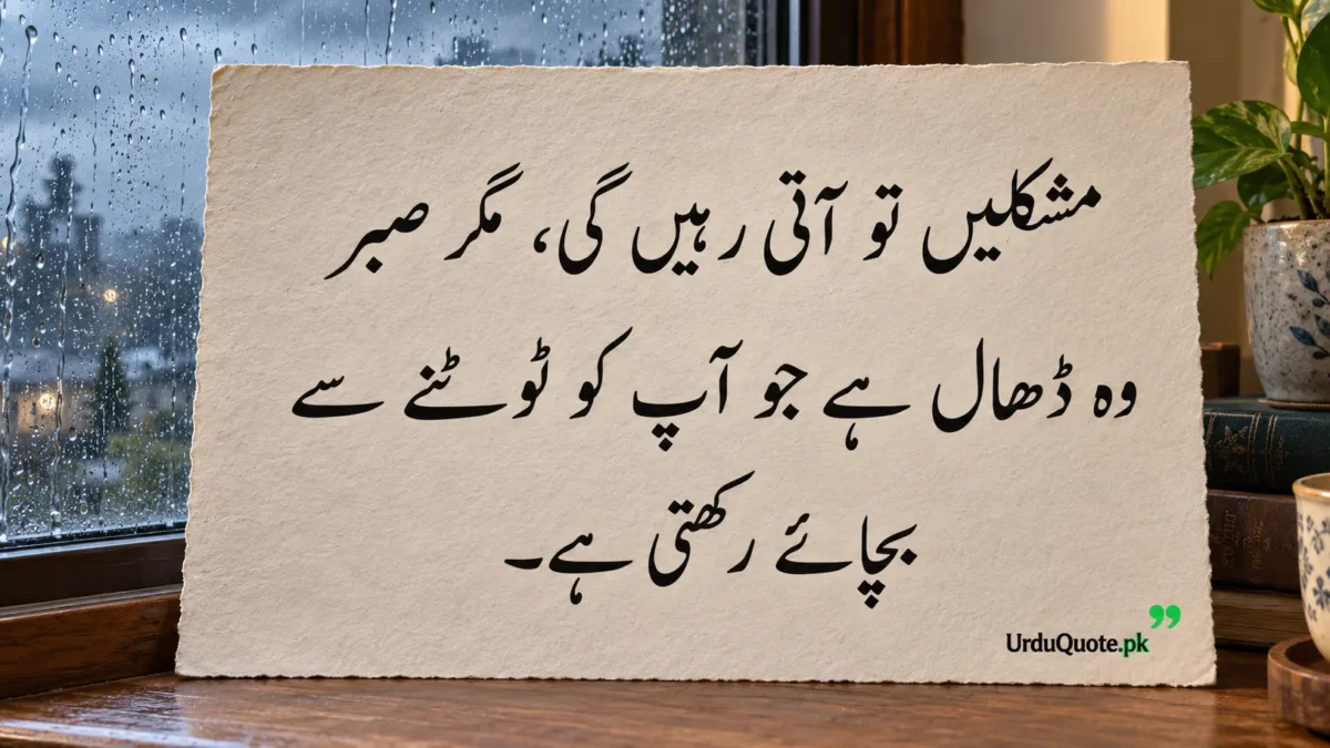 Sabar Quotes in Urdu: Best Inspirational Sayings on Patience