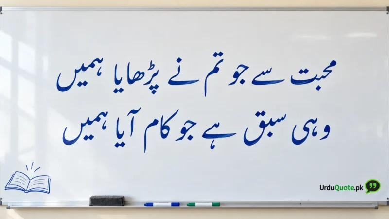 Teacher Day Poetry in Urdu